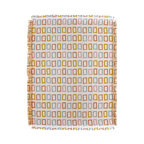 Avenie Abstract Rectangles Throw Blanket