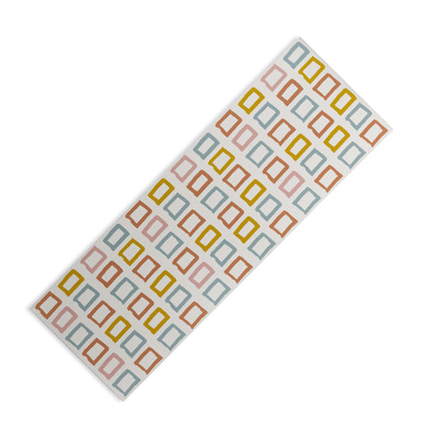 Avenie Abstract Rectangles Yoga Mat