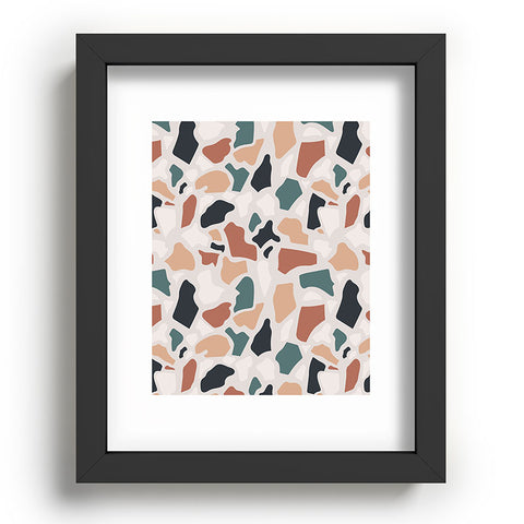 Avenie Abstract Terrazzo Classic Recessed Framing Rectangle