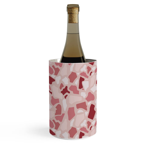 Avenie Abstract Terrazzo Pink Wine Chiller