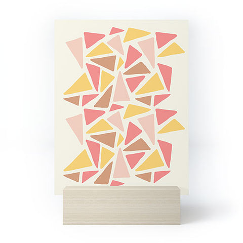 Avenie Abstract Triangle Mosaic Mini Art Print