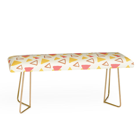 Avenie Abstract Triangles Bench