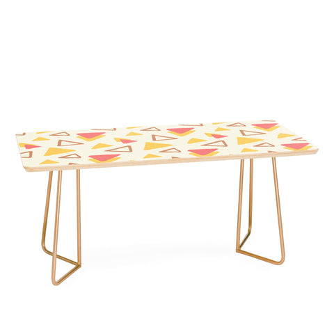 Avenie Abstract Triangles Coffee Table