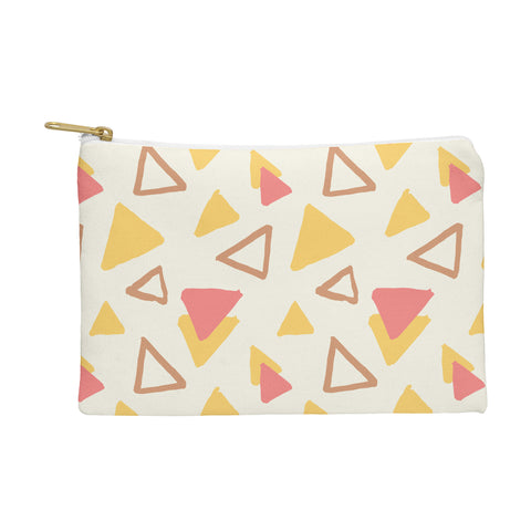 Avenie Abstract Triangles Pouch