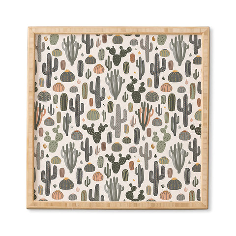 Avenie After the Rain Cactus Medley Framed Wall Art