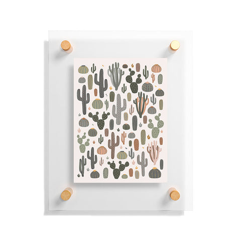 Avenie After the Rain Cactus Medley Floating Acrylic Print