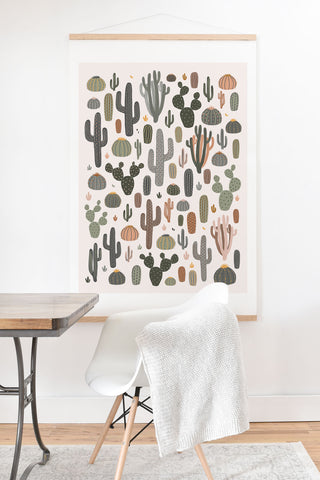 Avenie After the Rain Cactus Medley Art Print And Hanger