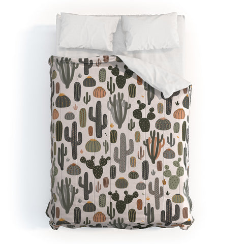 Avenie After the Rain Cactus Medley Comforter