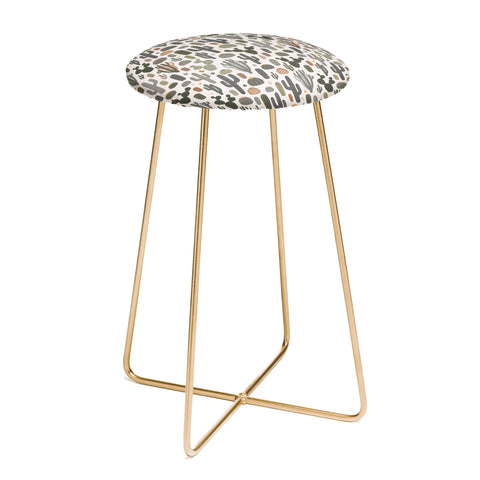Avenie After the Rain Cactus Medley Counter Stool