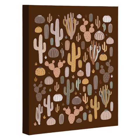 Avenie After the Rain Cactus Medley I Art Canvas