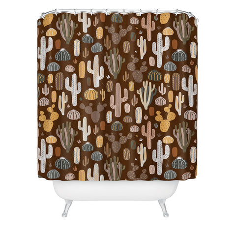 Avenie After the Rain Cactus Medley I Shower Curtain