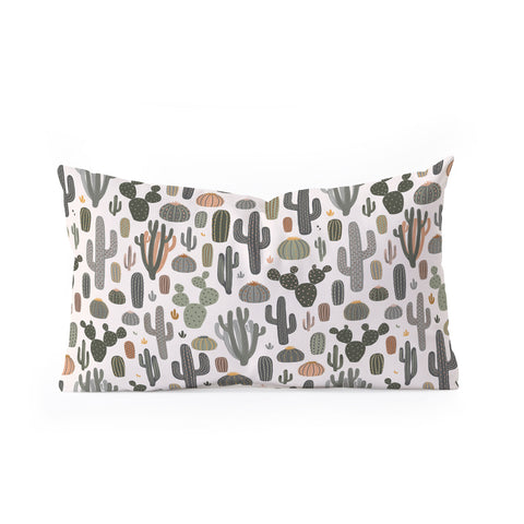 Avenie After the Rain Cactus Medley Oblong Throw Pillow