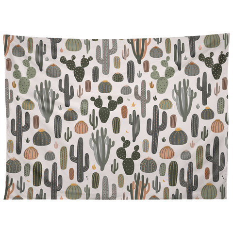 Avenie After the Rain Cactus Medley Tapestry