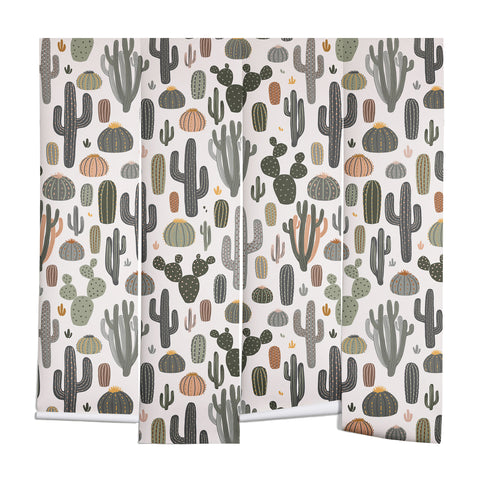 Avenie After the Rain Cactus Medley Wall Mural
