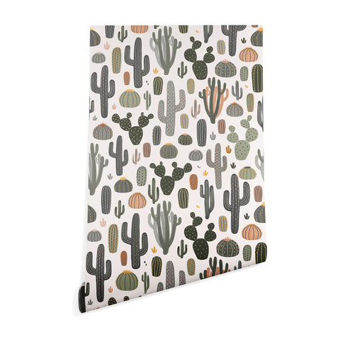 Avenie After the Rain Cactus Medley Wallpaper