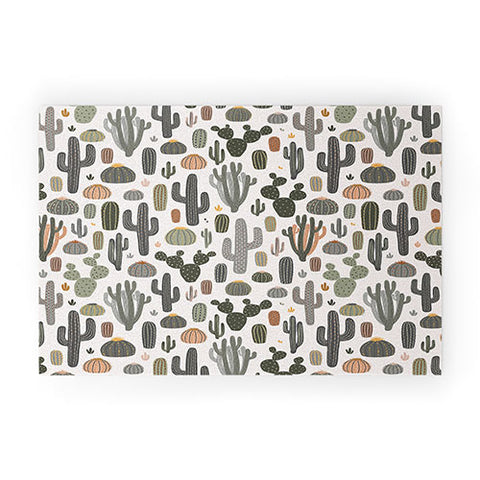 Avenie After the Rain Cactus Medley Welcome Mat