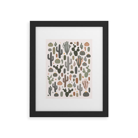 Avenie After the Rain Cactus Medley Framed Art Print