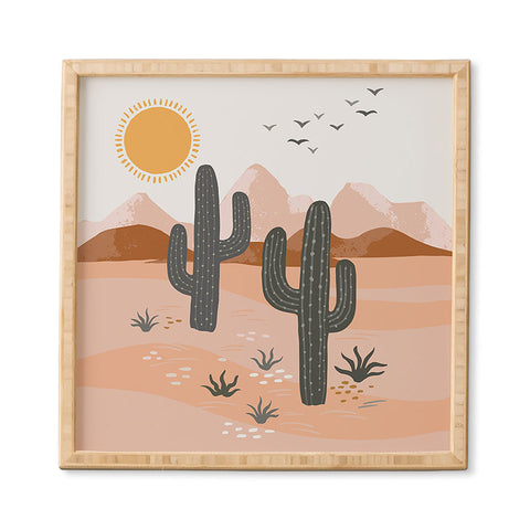 Avenie After The Rain Desert Framed Wall Art