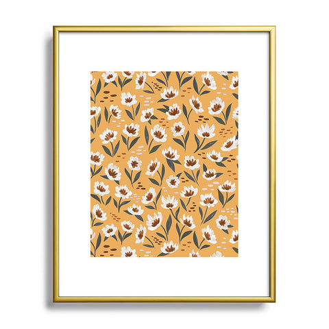 Avenie After the Rain Desert Blooms Metal Framed Art Print