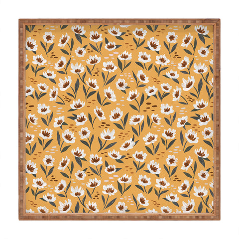 Avenie After the Rain Desert Blooms Square Tray