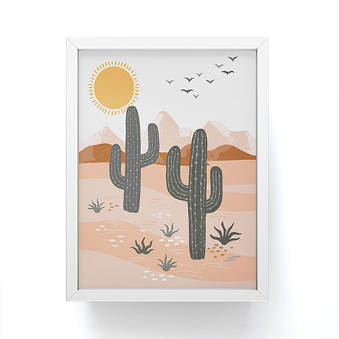 Avenie After The Rain Desert Framed Mini Art Print