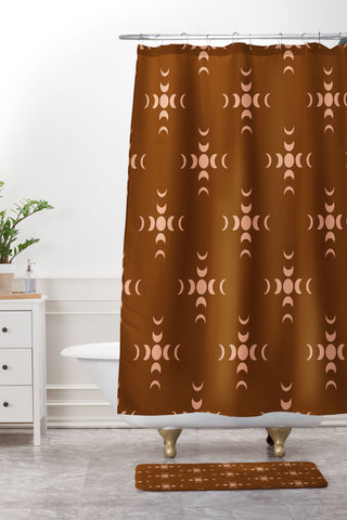 Avenie After the Rain Desert Moon Shower Curtain And Mat