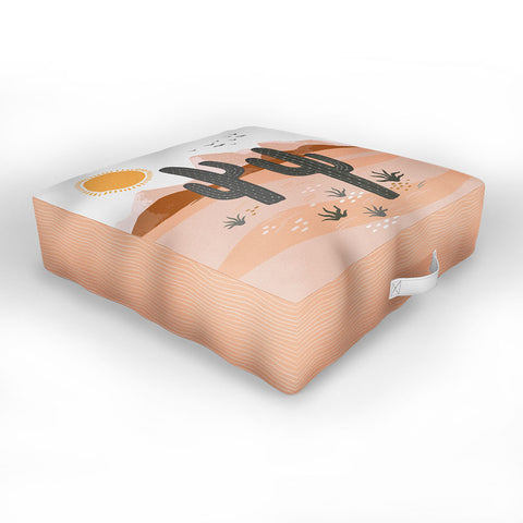 Avenie After The Rain Desert Outdoor Floor Cushion