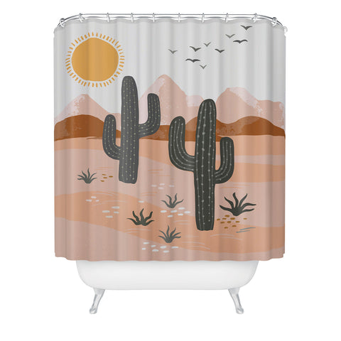 Avenie After The Rain Desert Shower Curtain