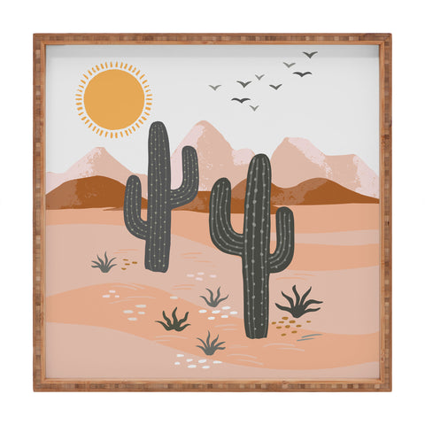 Avenie After The Rain Desert Square Tray
