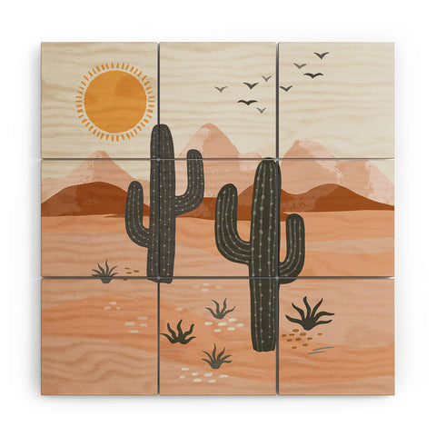 Avenie After The Rain Desert Wood Wall Mural