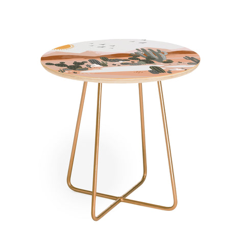 Avenie After the Rain Oasis Round Side Table