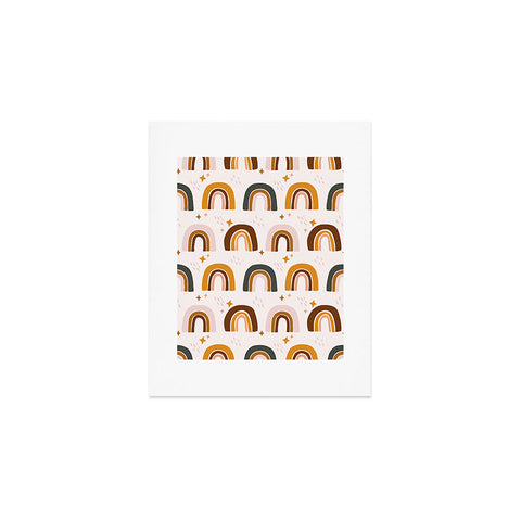 Avenie After the Rain Rainbow Pattern Art Print