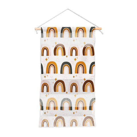 Avenie After the Rain Rainbow Pattern Wall Hanging Portrait