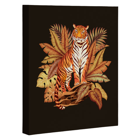 Avenie Autumn Jungle Tiger Art Canvas