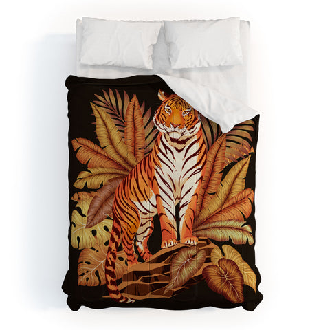 Avenie Autumn Jungle Tiger Comforter