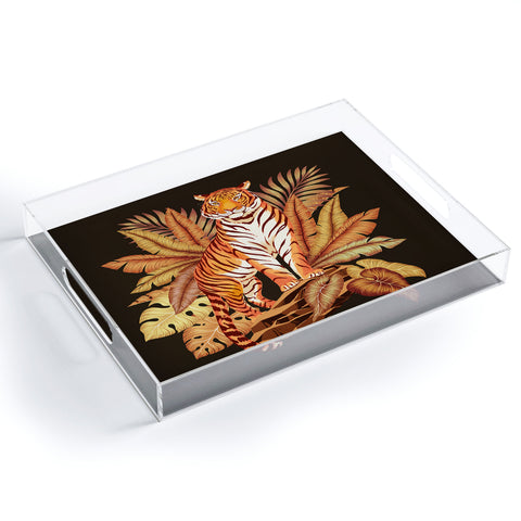 Avenie Autumn Jungle Tiger Acrylic Tray