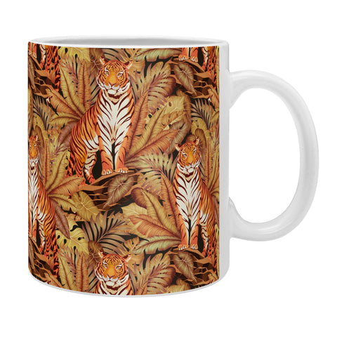 Avenie Autumn Jungle Tiger Pattern Coffee Mug
