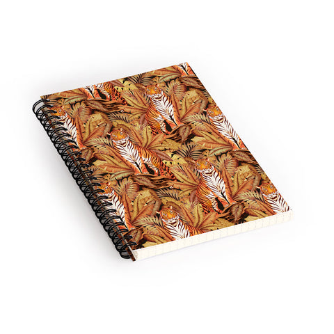 Avenie Autumn Jungle Tiger Pattern Spiral Notebook