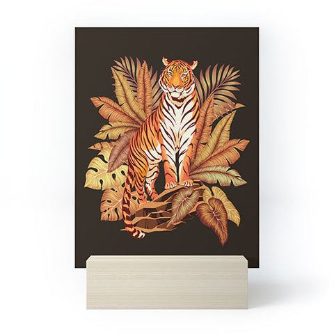 Avenie Autumn Jungle Tiger Mini Art Print