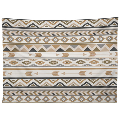 Avenie Aztec Pattern Earth Tones Tapestry