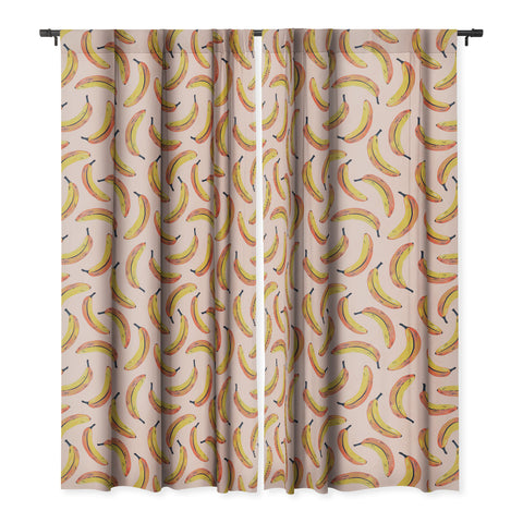 Avenie Banana Sunshine Blackout Window Curtain