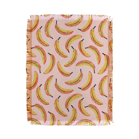 Avenie Banana Sunshine Throw Blanket
