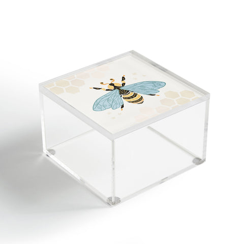 Avenie Bee and Honey Comb Acrylic Box