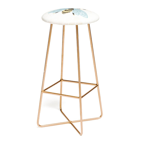 Avenie Bee and Honey Comb Bar Stool
