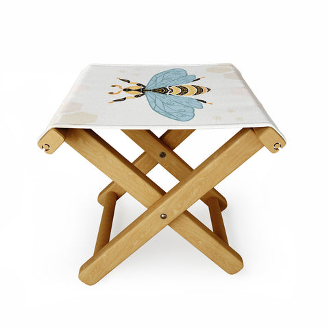 Avenie Bee and Honey Comb Folding Stool