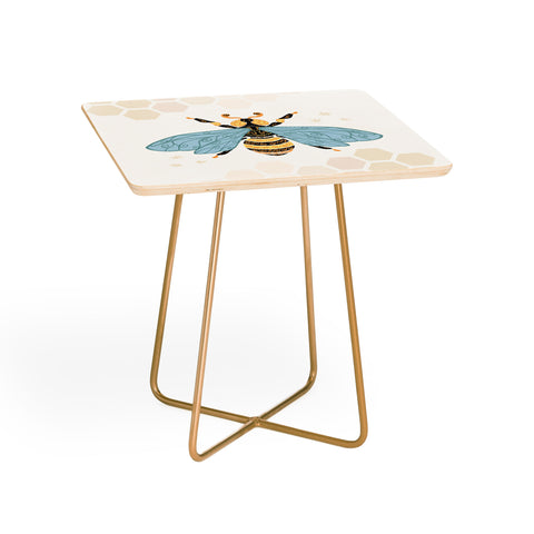 Avenie Bee and Honey Comb Side Table