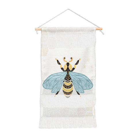 Avenie Bee and Honey Comb Wall Hanging Portrait