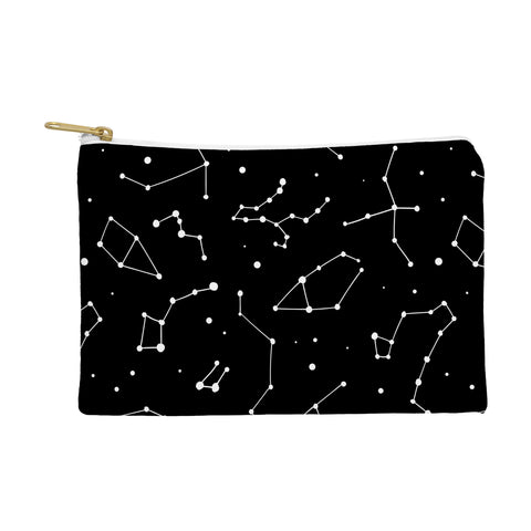 Avenie Black and White Constellations Pouch