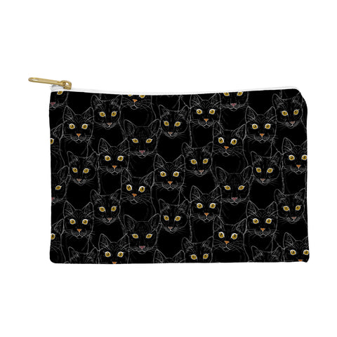 Avenie Black Cat Portraits Pouch