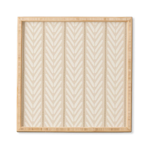 Avenie Bohemian Chevron Framed Wall Art